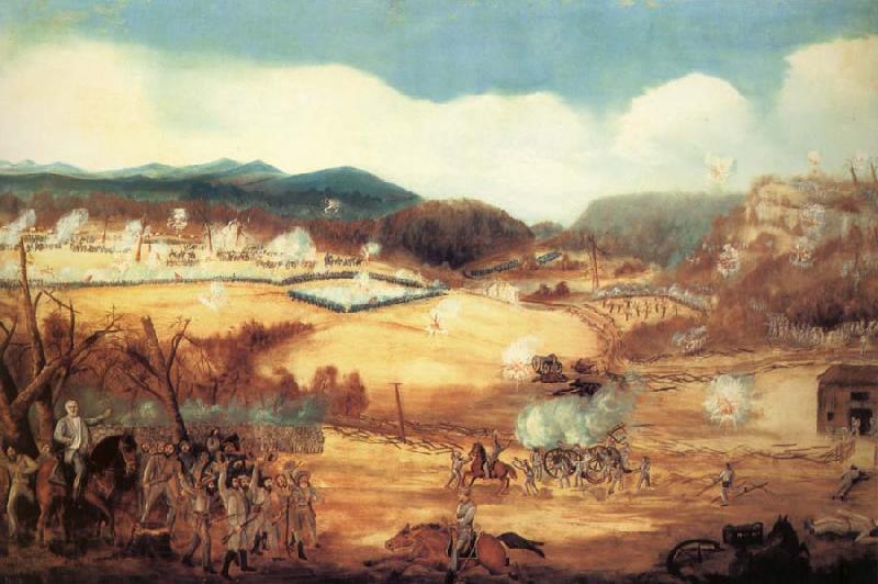 unknow artist Battle of Pea Ridge,Arkansas